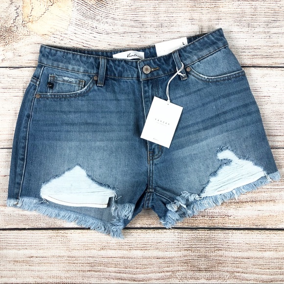 Fashion Nova | High Waist Distressed Shorts - Picture 2 of 10